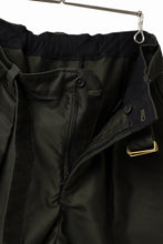Load image into Gallery viewer, CAPERTICA 2 TUCK WIDE PANTS / GIZA COTTON MOLESKIN (OLIVE DRAB)