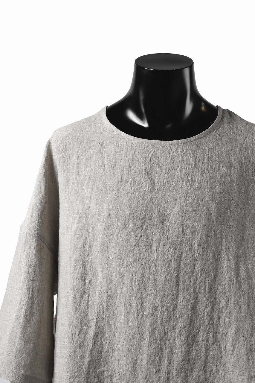 画像をギャラリービューアに読み込む, ISAMU KATAYAMA BACKLASH SOFT LINEN PULLOVER SHIRT (BEIGE)