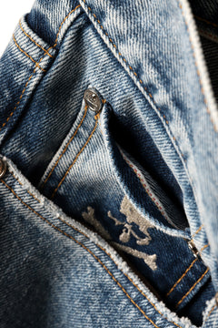 画像をギャラリービューアに読み込む, mastermind JAPAN SLIM TAPERED PANTS / 2WAY STRETCH DENIM (INDIGO)
