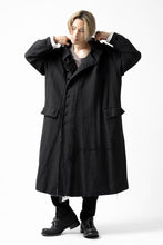 画像をギャラリービューアに読み込む, KLASICA HM-C DOUBLE BREASTED COAT / MONOTONE HOUND TOOTH (BLACK)