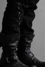 画像をギャラリービューアに読み込む, m.a+ goodyear tall buckle back zipper boots / S1C3Z/VAM (BLACK)