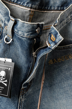 画像をギャラリービューアに読み込む, mastermind JAPAN SLIM TAPERED PANTS / 2WAY STRETCH DENIM (INDIGO)