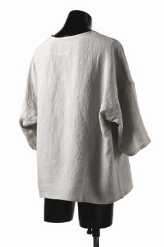 画像をギャラリービューアに読み込む, ISAMU KATAYAMA BACKLASH SOFT LINEN PULLOVER SHIRT (BEIGE)