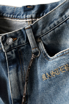 画像をギャラリービューアに読み込む, mastermind JAPAN SLIM TAPERED PANTS / 2WAY STRETCH DENIM (INDIGO)