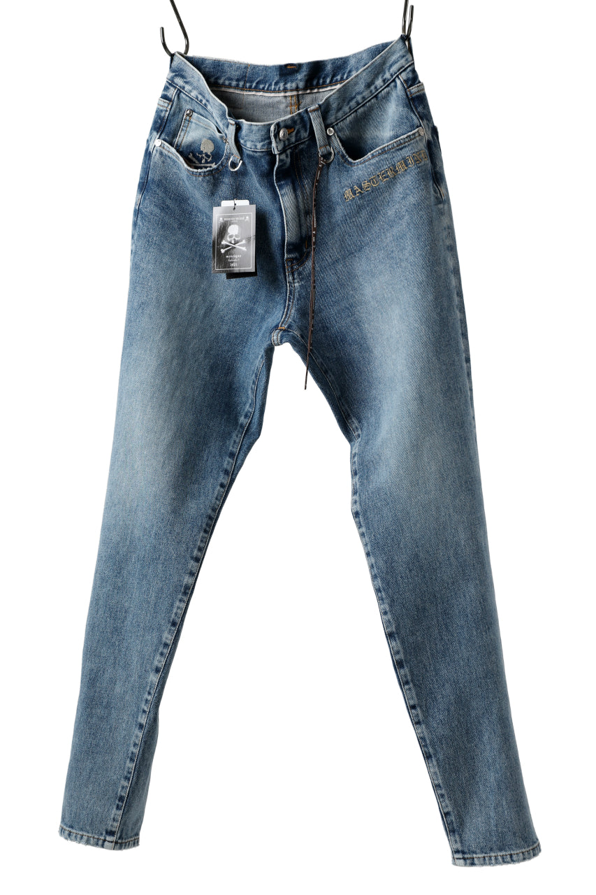 画像をギャラリービューアに読み込む, mastermind JAPAN SLIM TAPERED PANTS / 2WAY STRETCH DENIM (INDIGO)
