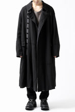画像をギャラリービューアに読み込む, KLASICA HM-C DOUBLE BREASTED COAT / MONOTONE HOUND TOOTH (BLACK)