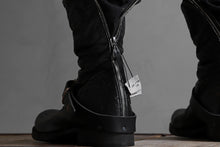 画像をギャラリービューアに読み込む, m.a+ goodyear tall buckle back zipper boots / S1C3Z/VAM (BLACK)