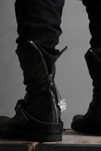画像をギャラリービューアに読み込む, m.a+ goodyear tall buckle back zipper boots / S1C3Z/VAM (BLACK)