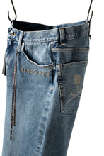 画像をギャラリービューアに読み込む, mastermind JAPAN SLIM TAPERED PANTS / 2WAY STRETCH DENIM (INDIGO)
