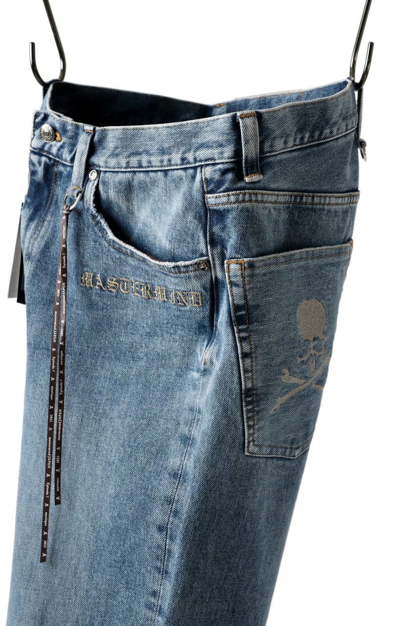 画像をギャラリービューアに読み込む, mastermind JAPAN SLIM TAPERED PANTS / 2WAY STRETCH DENIM (INDIGO)