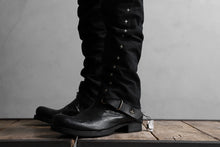 画像をギャラリービューアに読み込む, m.a+ goodyear tall buckle back zipper boots / S1C3Z/VAM (BLACK)