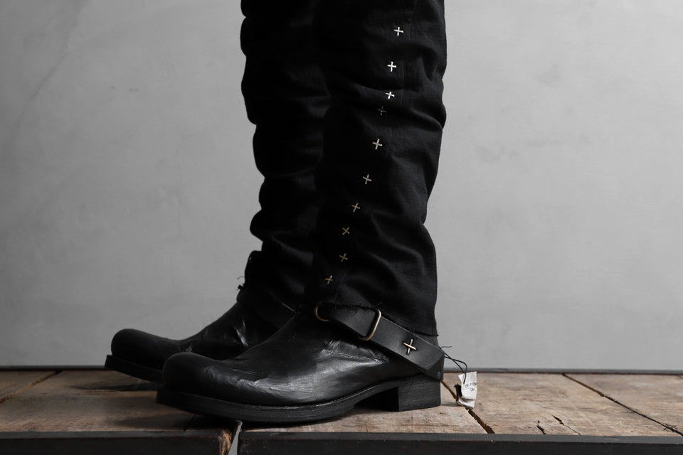 画像をギャラリービューアに読み込む, m.a+ goodyear tall buckle back zipper boots / S1C3Z/VAM (BLACK)