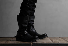 画像をギャラリービューアに読み込む, m.a+ goodyear tall buckle back zipper boots / S1C3Z/CU1,5 (BLACK)