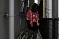 画像をギャラリービューアに読み込む, READYMADE BANDANA BASEBALL SHIRT (RED ASORT #A)