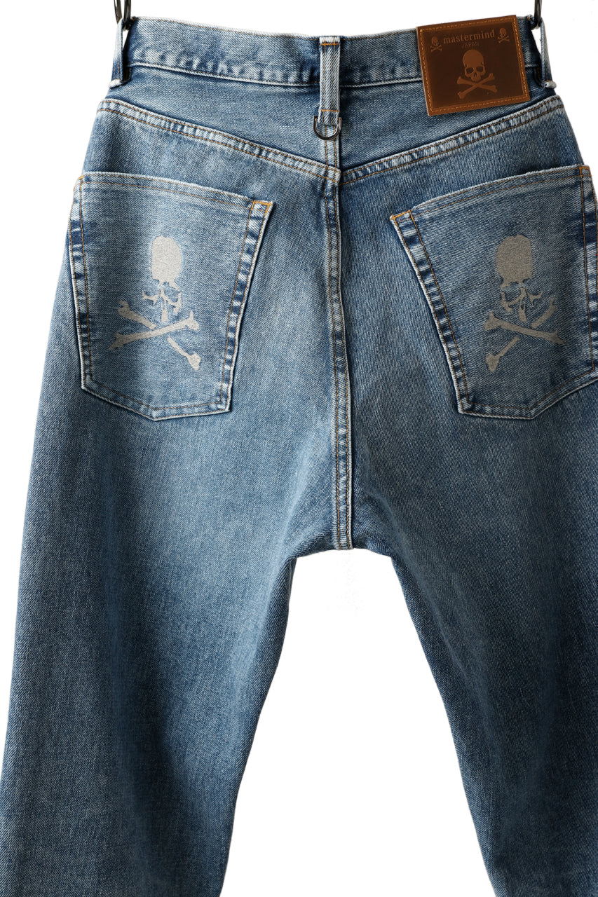 画像をギャラリービューアに読み込む, mastermind JAPAN SLIM TAPERED PANTS / 2WAY STRETCH DENIM (INDIGO)