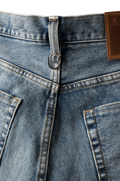 画像をギャラリービューアに読み込む, mastermind JAPAN SLIM TAPERED PANTS / 2WAY STRETCH DENIM (INDIGO)