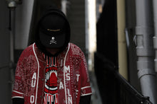 画像をギャラリービューアに読み込む, READYMADE BANDANA BASEBALL SHIRT (RED ASORT #B)
