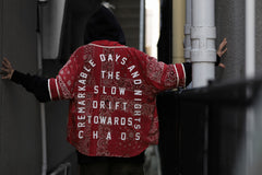 画像をギャラリービューアに読み込む, READYMADE BANDANA BASEBALL SHIRT (RED ASORT #B)