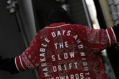 画像をギャラリービューアに読み込む, READYMADE BANDANA BASEBALL SHIRT (RED ASORT #A)