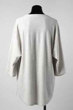 画像をギャラリービューアに読み込む, ISAMU KATAYAMA BACKLASH OVER FIT CUT & SEWN / RANDOM PILE FABRIC (BEIGE)