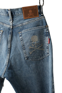 画像をギャラリービューアに読み込む, mastermind JAPAN SLIM TAPERED PANTS / 2WAY STRETCH DENIM (INDIGO)