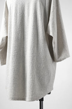 画像をギャラリービューアに読み込む, ISAMU KATAYAMA BACKLASH OVER FIT CUT & SEWN / RANDOM PILE FABRIC (BEIGE)