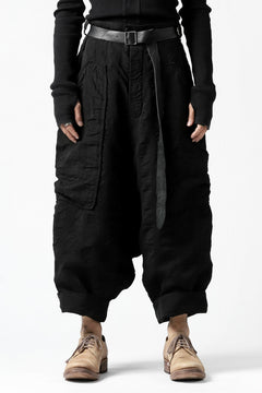 画像をギャラリービューアに読み込む, SOSNOVSKA SQUEEZED STRIPE PANTS (BLACK)