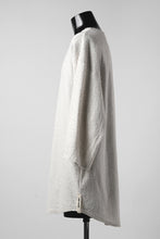 画像をギャラリービューアに読み込む, ISAMU KATAYAMA BACKLASH OVER FIT CUT & SEWN / RANDOM PILE FABRIC (BEIGE)