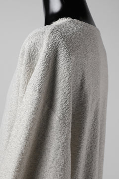 画像をギャラリービューアに読み込む, ISAMU KATAYAMA BACKLASH OVER FIT CUT & SEWN / RANDOM PILE FABRIC (BEIGE)