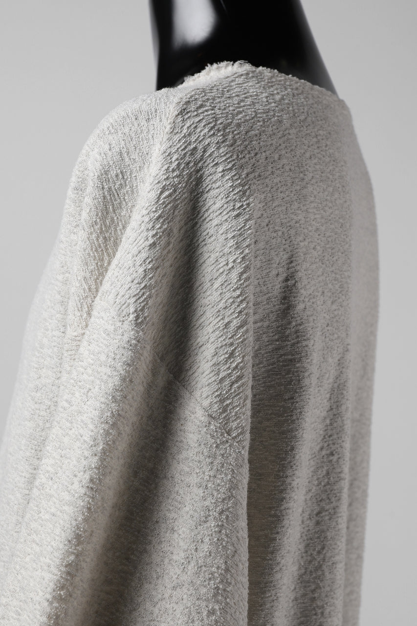 画像をギャラリービューアに読み込む, ISAMU KATAYAMA BACKLASH OVER FIT CUT & SEWN / RANDOM PILE FABRIC (BEIGE)
