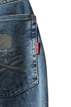 画像をギャラリービューアに読み込む, mastermind JAPAN SLIM TAPERED PANTS / 2WAY STRETCH DENIM (INDIGO)