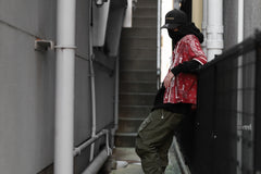 画像をギャラリービューアに読み込む, READYMADE BANDANA BASEBALL SHIRT (RED ASORT #A)