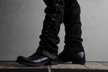 画像をギャラリービューアに読み込む, m.a+ goodyear tall buckle back zipper boots / S1C3Z/CU1,5 (BLACK)