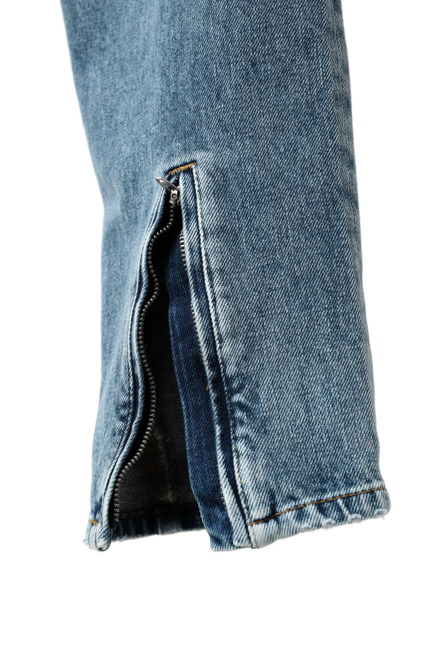 画像をギャラリービューアに読み込む, mastermind JAPAN SLIM TAPERED PANTS / 2WAY STRETCH DENIM (INDIGO)