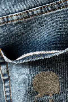 画像をギャラリービューアに読み込む, mastermind JAPAN SLIM TAPERED PANTS / 2WAY STRETCH DENIM (INDIGO)