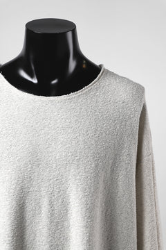 画像をギャラリービューアに読み込む, ISAMU KATAYAMA BACKLASH OVER FIT CUT & SEWN / RANDOM PILE FABRIC (BEIGE)