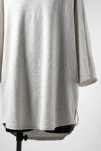 画像をギャラリービューアに読み込む, ISAMU KATAYAMA BACKLASH OVER FIT CUT & SEWN / RANDOM PILE FABRIC (BEIGE)