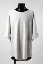 画像をギャラリービューアに読み込む, ISAMU KATAYAMA BACKLASH OVER FIT CUT & SEWN / RANDOM PILE FABRIC (BEIGE)