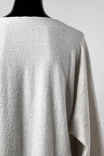 画像をギャラリービューアに読み込む, ISAMU KATAYAMA BACKLASH OVER FIT CUT & SEWN / RANDOM PILE FABRIC (BEIGE)