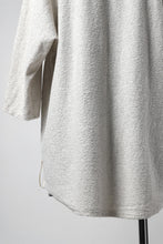画像をギャラリービューアに読み込む, ISAMU KATAYAMA BACKLASH OVER FIT CUT & SEWN / RANDOM PILE FABRIC (BEIGE)