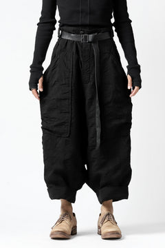 画像をギャラリービューアに読み込む, SOSNOVSKA SQUEEZED STRIPE PANTS (BLACK)