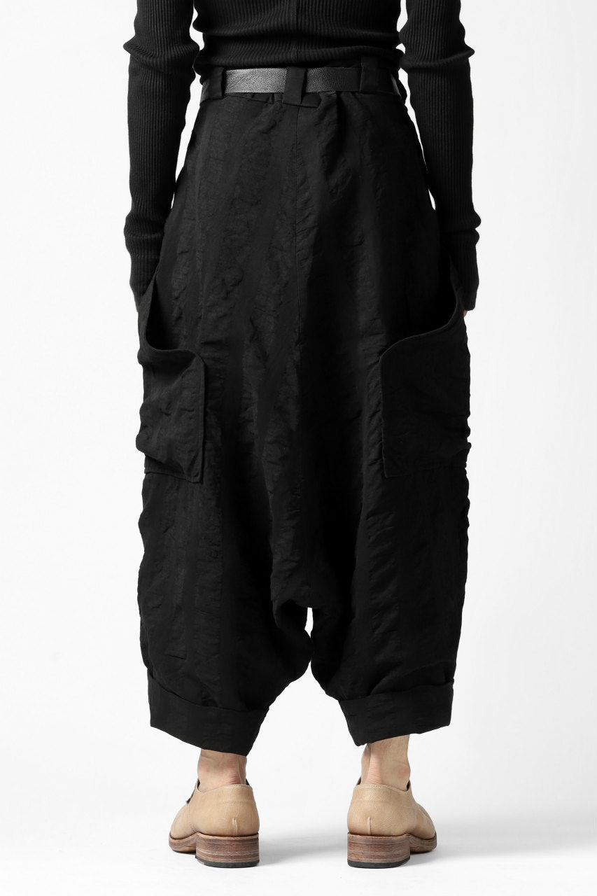 画像をギャラリービューアに読み込む, SOSNOVSKA SQUEEZED STRIPE PANTS (BLACK)
