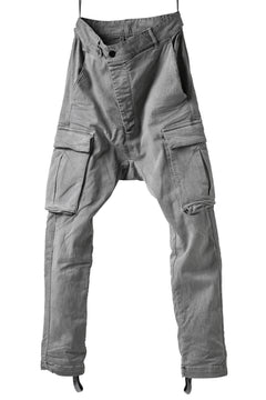 画像をギャラリービューアに読み込む, 11 BY BORIS BIDJAN SABERI CARGO POCKET PANT / STRETCH DENIM "P21B-F-1481" (ICE GREY)