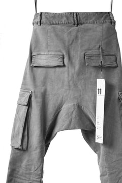 画像をギャラリービューアに読み込む, 11 BY BORIS BIDJAN SABERI CARGO POCKET PANT / STRETCH DENIM "P21B-F-1481" (ICE GREY)