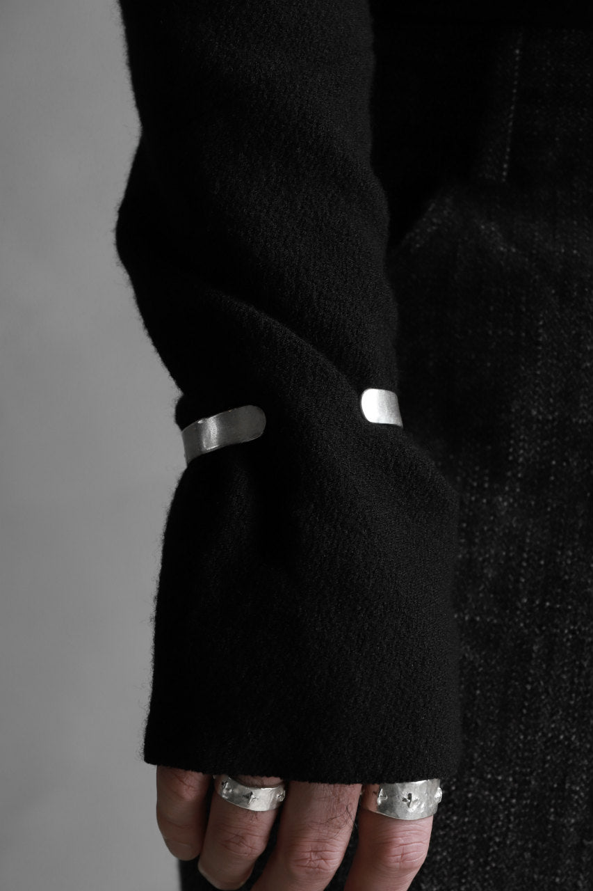 画像をギャラリービューアに読み込む, m.a+ silver stitched cross bracelet / AB18/AG (SILVER)