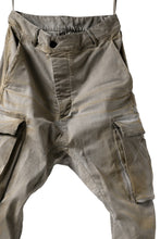 画像をギャラリービューアに読み込む, 11 BY BORIS BIDJAN SABERI CARGO POCKET PANT / STRETCH DENIM "P21B-F-1482" (GUM)