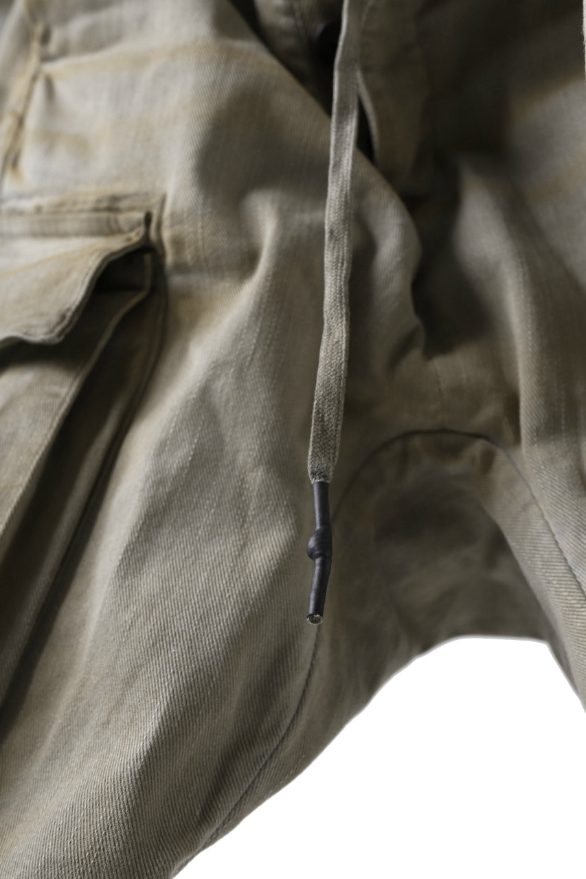 画像をギャラリービューアに読み込む, 11 BY BORIS BIDJAN SABERI CARGO POCKET PANT / STRETCH DENIM "P21B-F-1482" (GUM)