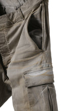 画像をギャラリービューアに読み込む, 11 BY BORIS BIDJAN SABERI CARGO POCKET PANT / STRETCH DENIM "P21B-F-1482" (GUM)