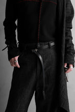 画像をギャラリービューアに読み込む, m.a+ double cross buckle skinny belt / EX+1B/GR3,0 (BLACK)