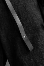 画像をギャラリービューアに読み込む, m.a+ double cross buckle skinny belt / EX+1B/GR3,0 (BLACK)